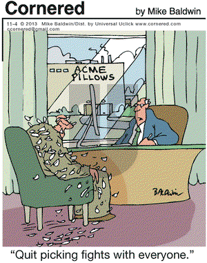 Cornered on Monday November 4, 2013 Comic Strip