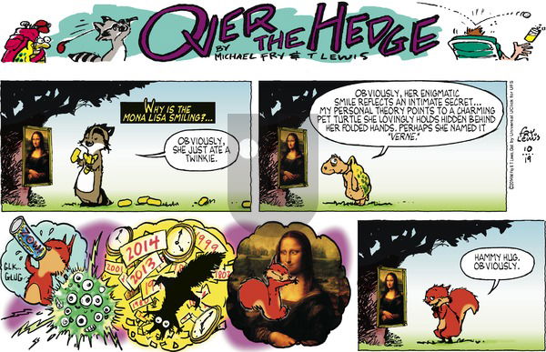 Over the Hedge on Sunday October 19, 2014 Comic Strip