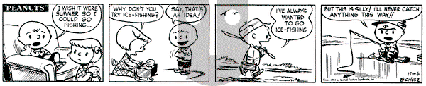 Peanuts on Thursday December 6, 1951 Comic Strip