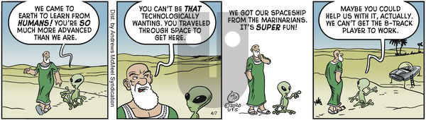 Alley Oop on Tuesday April 7, 2020 Comic Strip