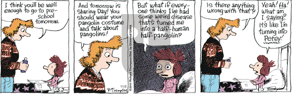 Cul de Sac on Tuesday November 2, 2010 Comic Strip