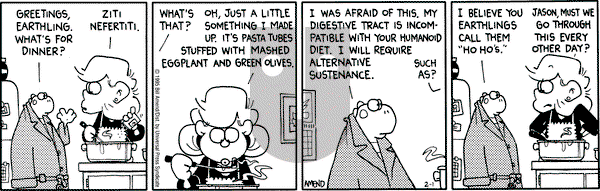 FoxTrot - Wednesday February 1, 1995 Comic Strip