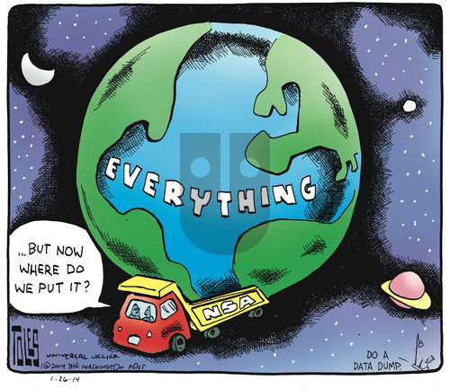 Tom Toles on Sunday January 26, 2014 Comic Strip