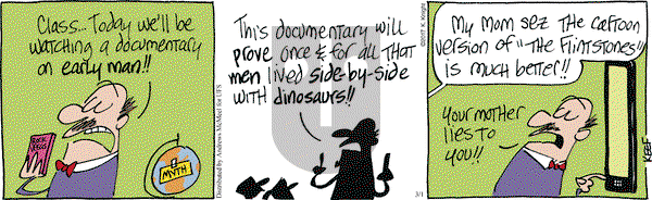 The Knight Life on Wednesday March 1, 2017 Comic Strip