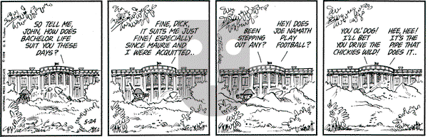 Doonesbury - Friday May 24, 1974 Comic Strip