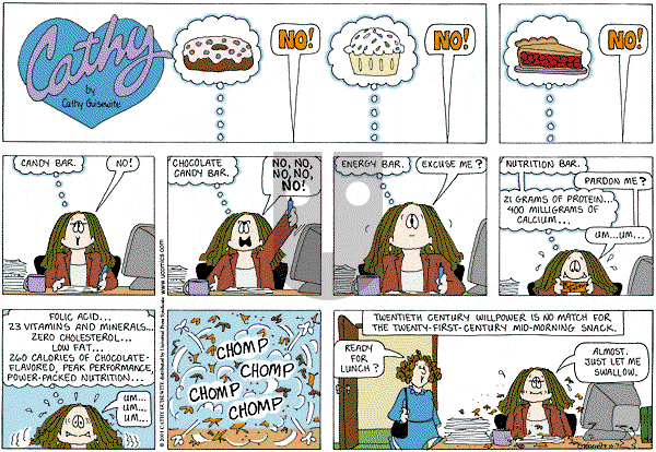 Cathy Classics - Sunday October 7, 2012 Comic Strip