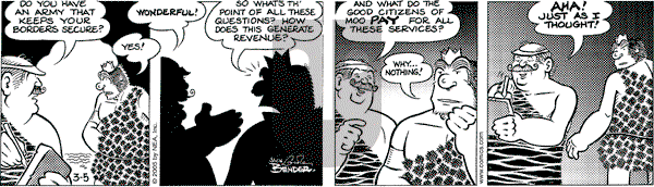Alley Oop on Saturday March 5, 2005 Comic Strip