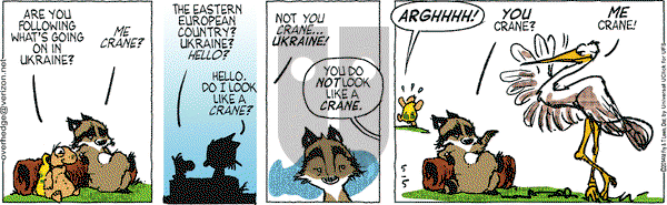 Over the Hedge on Monday May 5, 2014 Comic Strip