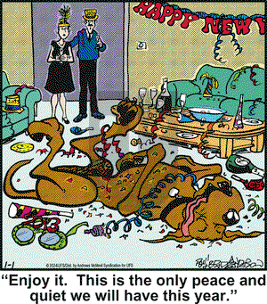 Marmaduke - Monday January 1, 2024 Comic Strip