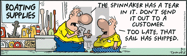 Frank and Ernest on Monday March 1, 2021 Comic Strip