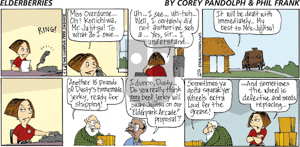 The Elderberries on Sunday October 14, 2007 Comic Strip