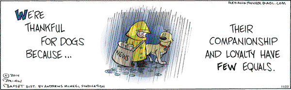 Red and Rover on Thursday November 23, 2017 Comic Strip