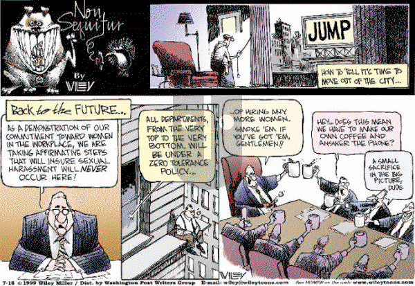 Non Sequitur on Sunday July 18, 1999 Comic Strip