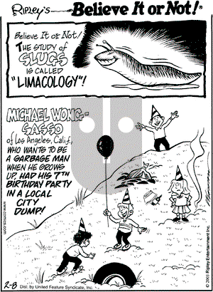 Ripley's Believe It or Not on Saturday December 13, 2003 Comic Strip