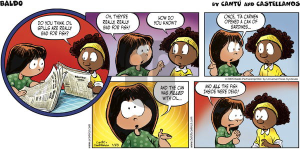 Baldo on Sunday January 23, 2005 Comic Strip