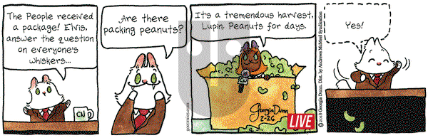 Breaking Cat News on Monday February 26, 2018 Comic Strip