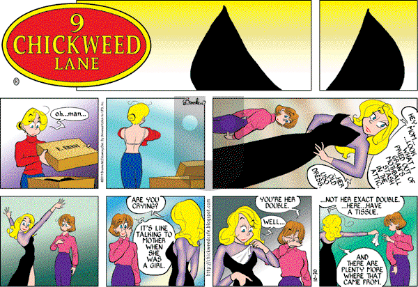9 Chickweed Lane on Sunday October 30, 2011 Comic Strip