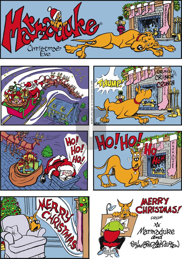 Marmaduke - Sunday December 21, 2014 Comic Strip