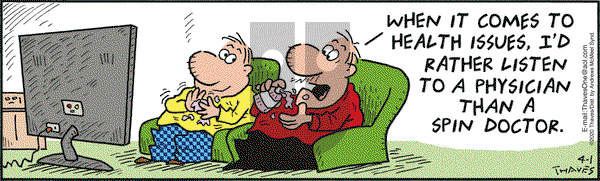Frank and Ernest on Wednesday April 1, 2020 Comic Strip