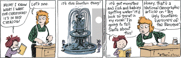 Cul de Sac on Wednesday December 3, 2014 Comic Strip