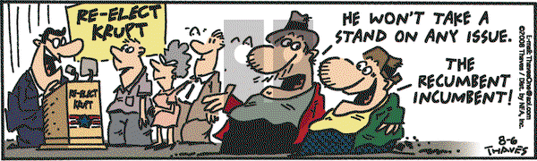 Frank and Ernest on Wednesday August 6, 2008 Comic Strip