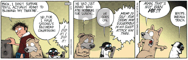 Get Fuzzy on Thursday March 3, 2005 Comic Strip
