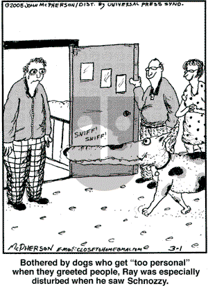 Close to Home on Saturday March 1, 2008 Comic Strip