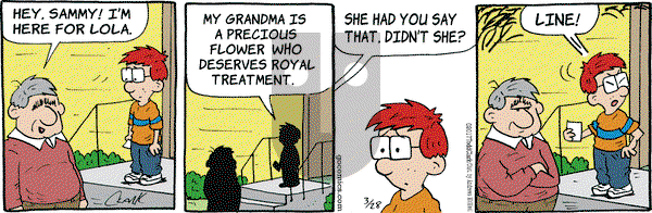 Lola on Tuesday March 28, 2017 Comic Strip