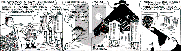 Alley Oop on Monday January 11, 1999 Comic Strip