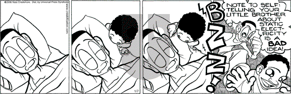 Maintaining on Monday January 7, 2008 Comic Strip