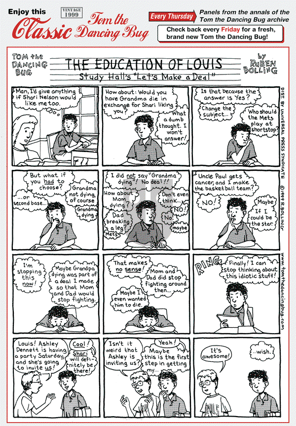Tom the Dancing Bug on Thursday May 7, 2015 Comic Strip
