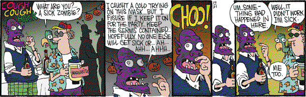 Monty on Friday October 31, 2014 Comic Strip