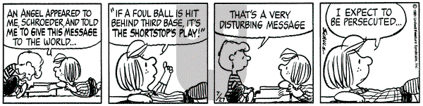 Peanuts on Monday July 27, 1981 Comic Strip