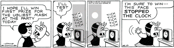 Nancy on Saturday January 23, 1971 Comic Strip