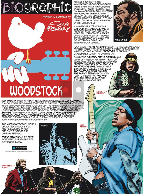 Biographic on Sunday August 11, 2019 Comic Strip