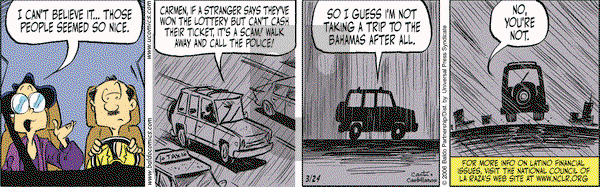 Baldo on Friday March 24, 2006 Comic Strip