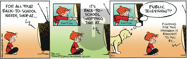 Red and Rover on Tuesday August 14, 2012 Comic Strip