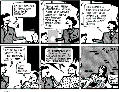 Ted Rall on Saturday July 5, 1997 Comic Strip