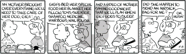 Drabble on Wednesday May 8, 2002 Comic Strip