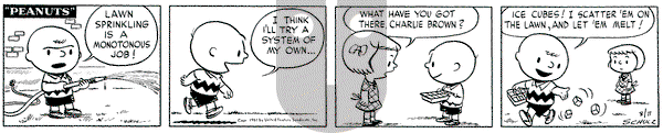 Peanuts on Saturday August 11, 1951 Comic Strip