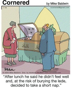 Cornered on Saturday January 18, 2020 Comic Strip