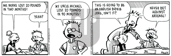 Frazz on Thursday November 29, 2007 Comic Strip