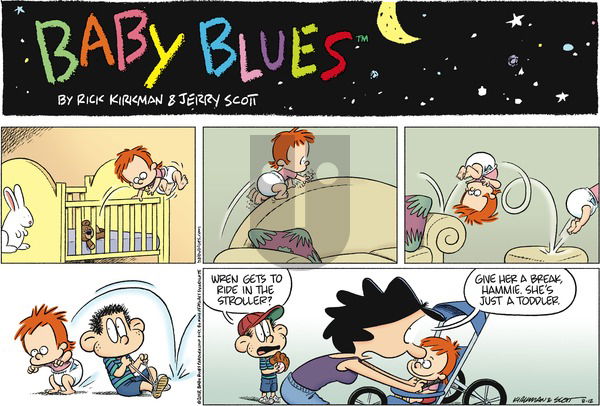 Baby Blues on Sunday August 12, 2018 Comic Strip