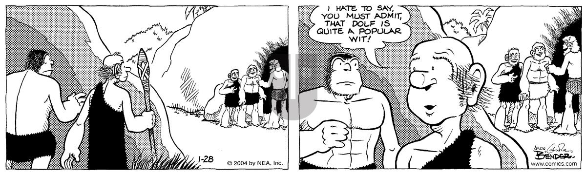 Alley Oop - Wednesday January 28, 2004 Comic Strip