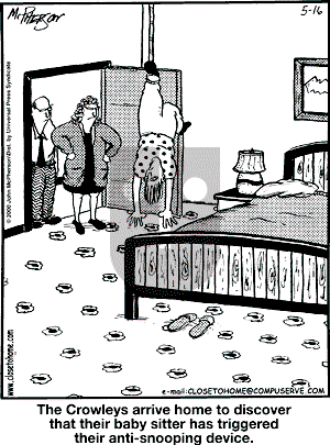 Close to Home - Tuesday May 16, 2000 Comic Strip