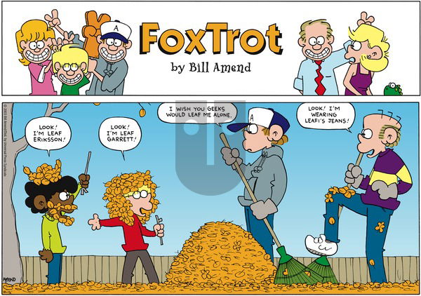 FoxTrot on Sunday October 12, 2003 Comic Strip