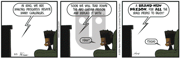 The Boondocks - Saturday June 5, 2004 Comic Strip