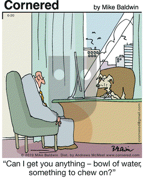 Cornered on Thursday June 20, 2019 Comic Strip