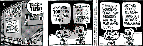 La Cucaracha on Monday October 26, 2009 Comic Strip
