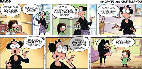 Baldo on Sunday August 11, 2013 Comic Strip